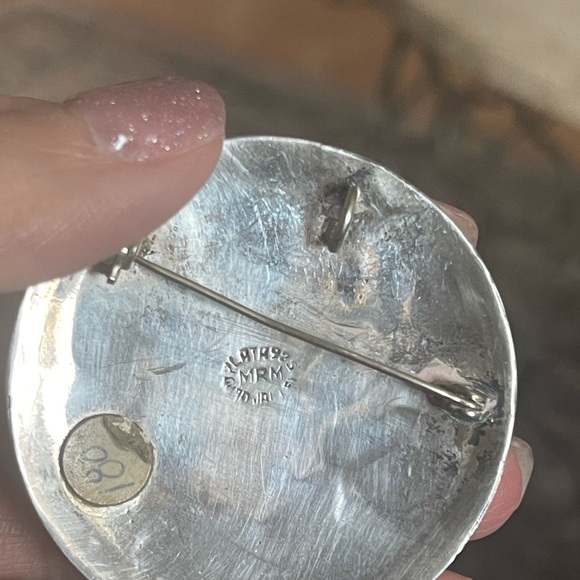 Vintage sterling silver brooch!!!!!! Mexican 925!!!!! - Picture 7 of 8